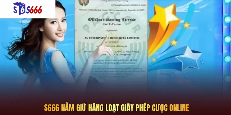 Giấy phép thể hiện quyền lực và uy tín mà sân cược cam kết
